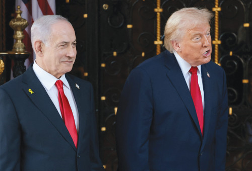 דונלד טראמפ, בנימין נתניהו (צילום: רויטרס)