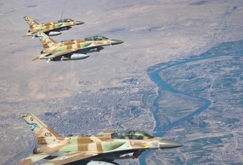 מטוסי חיל האוויר בדרך לאיראן (צילום: דובר צה"ל)