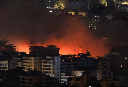 פיצוצים בלבנון בעקבות מתקפה ישראלית (צילום: רויטרס)
