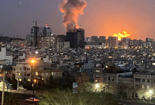 תקיפות צה"ל בטהרן (צילום: רשתות ערביות)