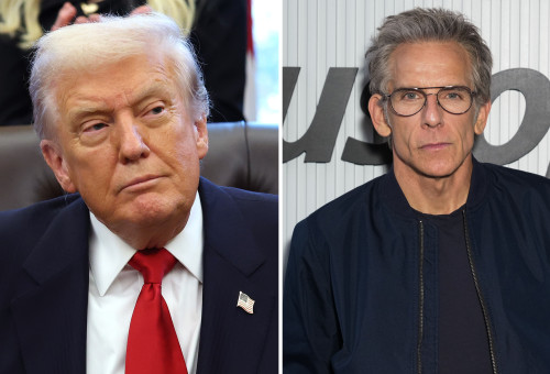 בן סטילר, דונלד טראמפ (צילום:  Anna Moneymaker/Getty Images,John Nacion/Getty Images)