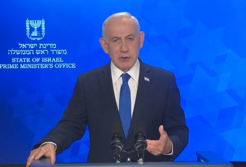 הצהרת ראש הממשלה בנימין נתניהו (צילום: צילום מסך)