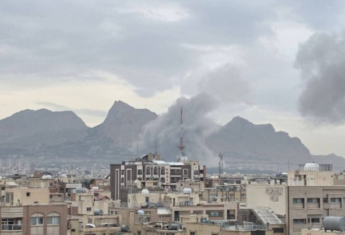 תקיפות באיראן (צילום: רשתות ערביות)