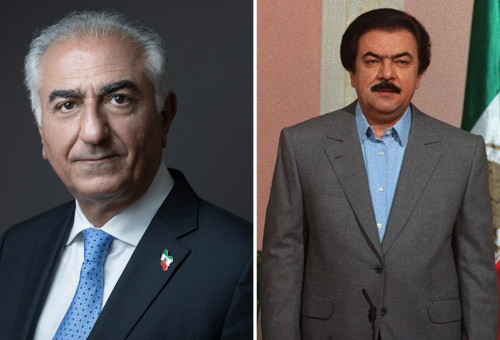 עלירזה ג'עפרזאדה, רזא כורש עלי פהלווי (צילום: JOEL SAGET / AFP via Getty Images,HASHEM RIDA/AFP via Getty Images)