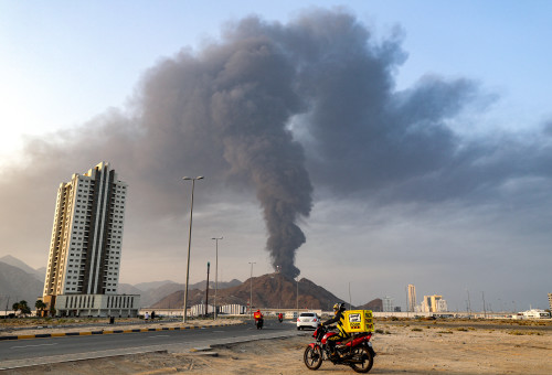תקיפה באיחוד האמירויות (צילום:  Fadel SENNA / AFP via Getty Images)