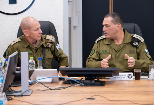 הרמטכ"ל, רא"ל אייל זמיר בפיקוד צפון (צילום: דובר צה"ל)