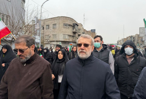 עלי לריג'אני (צילום: רשתות ערביות)