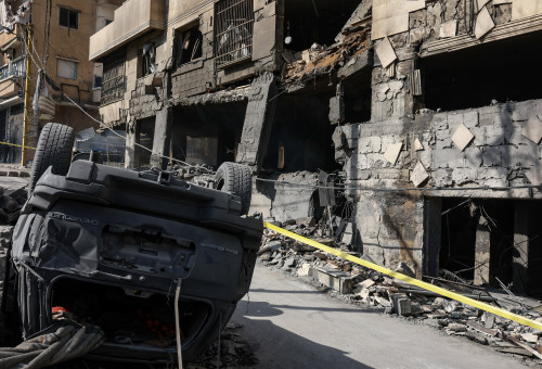 תקיפות חיל האוויר בלבנון: כך נראית ביירות הבוקר (צילום: רויטרס)