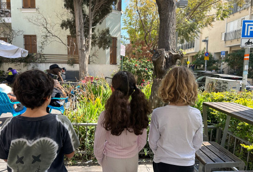 לוקה, אריאל ועומר (צילום: אורית בראון אגמי)