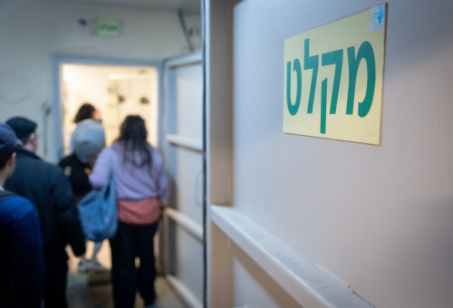 מקלט (צילום: חיים גולדברג, פלאש 90)