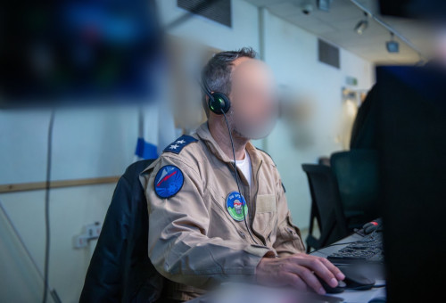 יחידת הבקרה האווירית של חיל האוויר (צילום: דובר צה"ל)