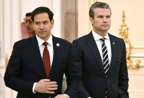 פיט הגסת', מרקו רוביו (צילום: צילום מסך רשת X)