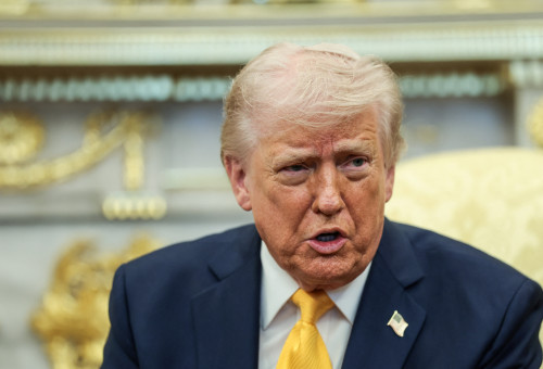 דונלד טראמפ (צילום: REUTERS/Evelyn Hockstein)