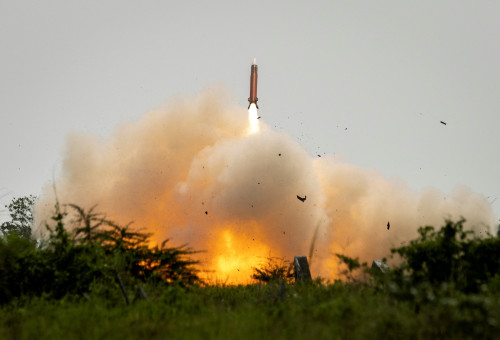 טיל פטריוט בתרגיל משותף של ארה"ב והפיליפינים (צילום: REUTERS/Eloisa Lopez)
