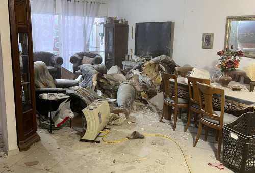 הרס באחת הזירות בשפלה (צילום: שימוש לפי סעיף 27א')