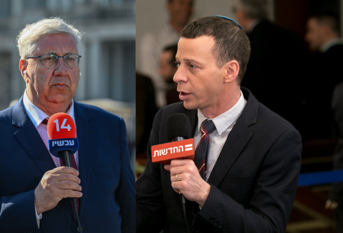 עמית סגל, יעקב ברדוגו (צילום: Arie Leib Abrams/Flash90, Olivier Fitoussi/Flash90)