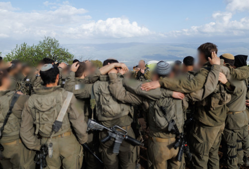 חטיבת גולני בהכנות לפני התמרון בלבנון (צילום: דובר צהל)