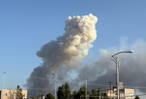 תקיפות בסירג'אן (צילום: רשתות חברתיות)