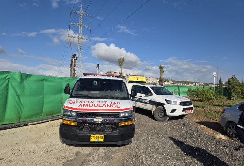 זירת האירוע בריינה (צילום: תיעוד מבצעי מד"א)