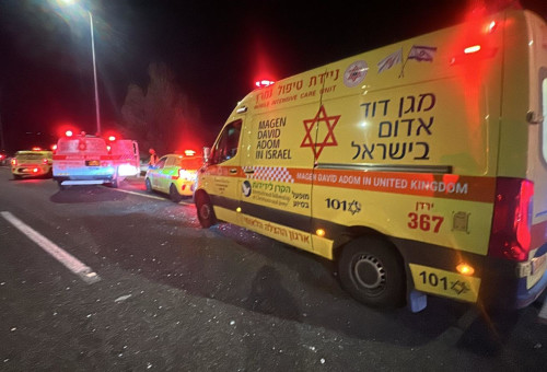 המטח לעבר ישראל: פגיעת שברים בצפון (צילום: תיעוד מבצעי מד"א)