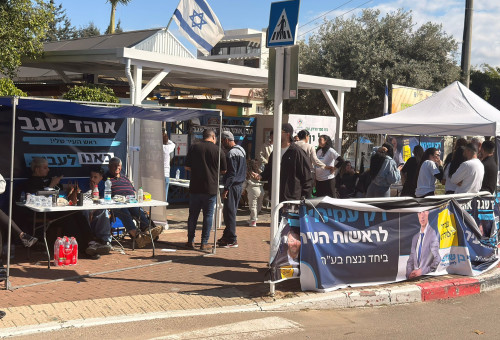 בחירות בעכו (צילום: בתיה גלעדי)