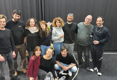 תיאטרון באר שבע - באר-שבסקיה חזרות תחת מלחמה (צילום: תיאטרון באר שבע)