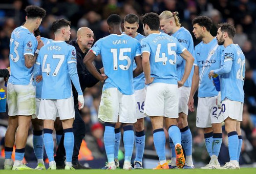 שחקני מנצ'סטר סיטי (צילום: Gettyimages)