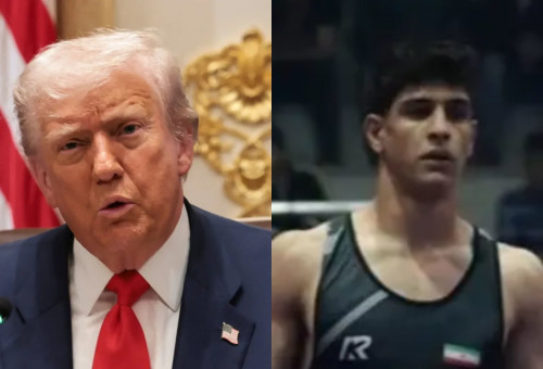 סאלח מוחמדי, דונלד טראמפ (צילום: רויטרס, צילום מסך מאינסטגרם)