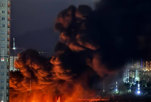 תקיפה באיראן (צילום: רשתות ערביות)