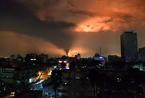 תקיפות באיראן (צילום:  Majid Saeedi/Getty Images)
