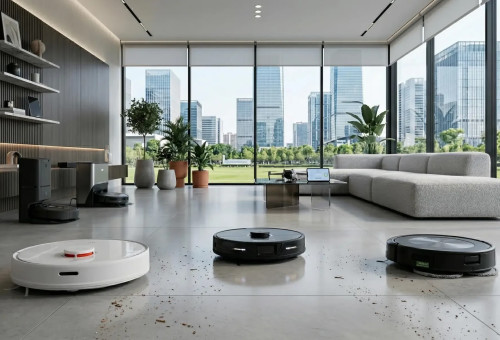 רובוטים לשאיבה ושטיפה (צילום: AI)