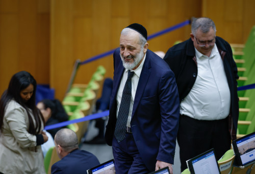 אריה דרעי (צילום: נועם מושקוביץ, דוברות הכנסת)