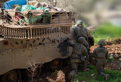 כוחות חטיבה 8 בפעילות קרקעית ממוקדת בדרום לבנון (צילום: דובר צה"ל)