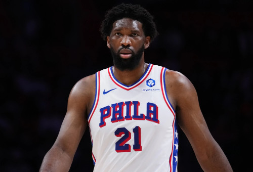 ג'ואל אמביד שחקן פילדלפיה סיקסרס (צילום: GettyImages, Rich Storry)