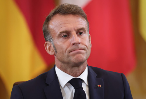 עמנואל מקרון (צילום:  Win McNamee/Getty Images)