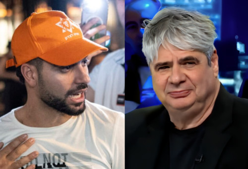 גיא מרוז, מרדכי דוד (צילום: צילום מסך ערוץ 14, אריק מרמור פלאש 90)