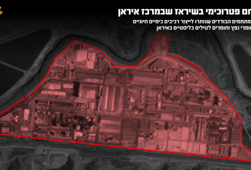 המפעל הפטרוכימי שהותקף בשיראז, איראן (צילום: רויטרס)