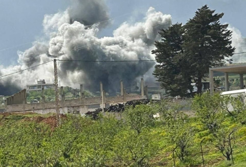 תקיפות צה"ל בלבנון, המהלומה הגדולה ביותר מתחילת המלחמה (צילום: רשתות ערביות)