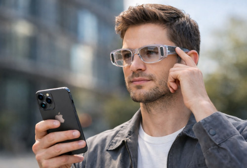 הדמיית המשקפיים. טכנולוגיות משולבות בינה מלאכותית (צילום: מעריב אונליין)