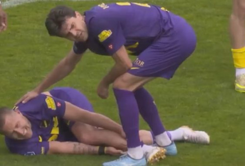 לואיס הולטבי נאנק מכאבים (צילום: Getty images)