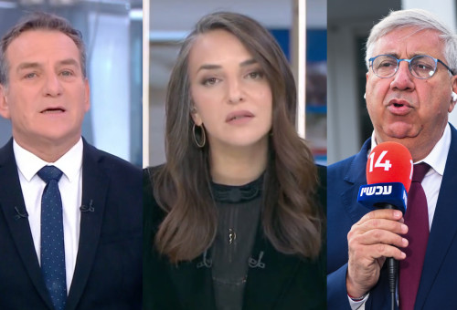 יעקב ברדוגו, לוסי אהריש, דני קושמרו (צילום: ארי לייב אברמס פלאש 90, צילום מסך ערוץ 13, צילום מסך ערוץ 12)