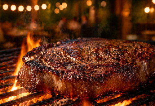 סטייק הדמייה (צילום: AI)