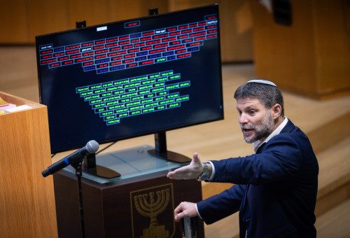 בצלאל סמוטריץ' (צילום: יונתן זינדל פלאש 90)