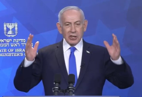 בנימין נתניהו מתייחס להפסקת האש עם חיזבאללה (צילום: צילום מסך לע"מ)