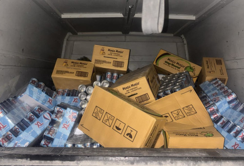 מוצרים שנתרמו לגדוד (צילום: בני ברית ישראל)