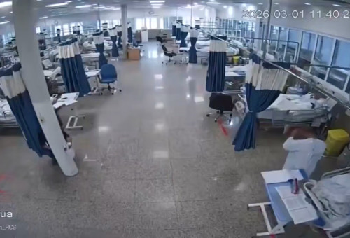 בית חולים באיראן (צילום: רשתות איראניות)