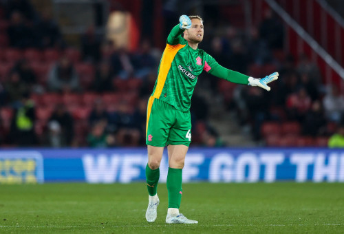 שוער סאות'המפטון דניאל פרץ (צילום: GettyImages, Robin Jones)