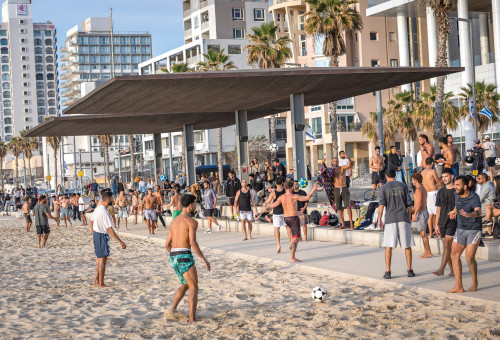 חוף ים (צילום: חיים גולדברג, פלאש 90)