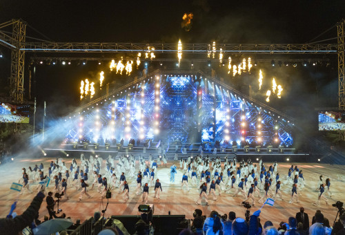 טקס המשואות בהר הרצל 2026 (צילום: חיים גולדברג פלאש 90)