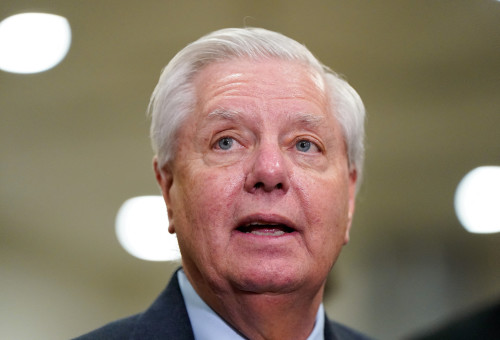 לינדזי גרהאם (צילום: Reuters/ELIZABETH FRANTZ)